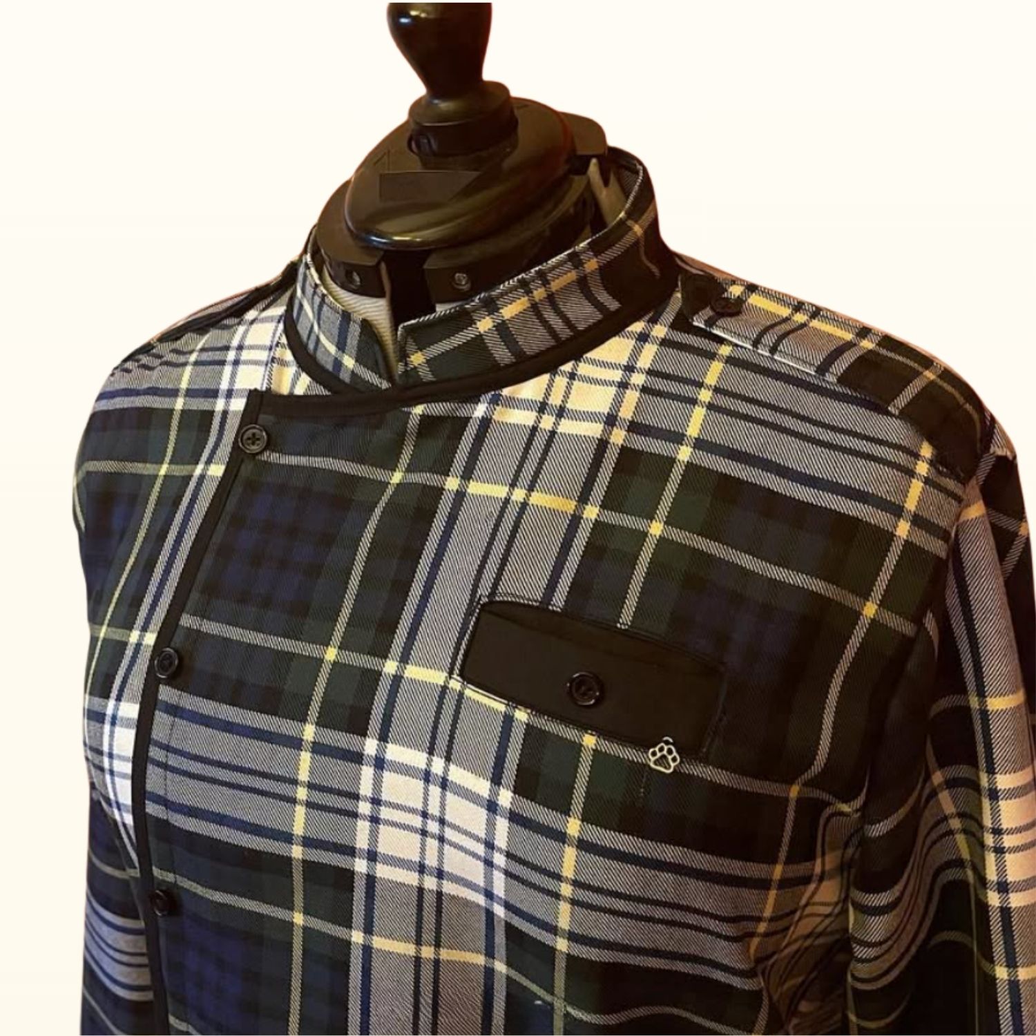 Camisa cuello Mao